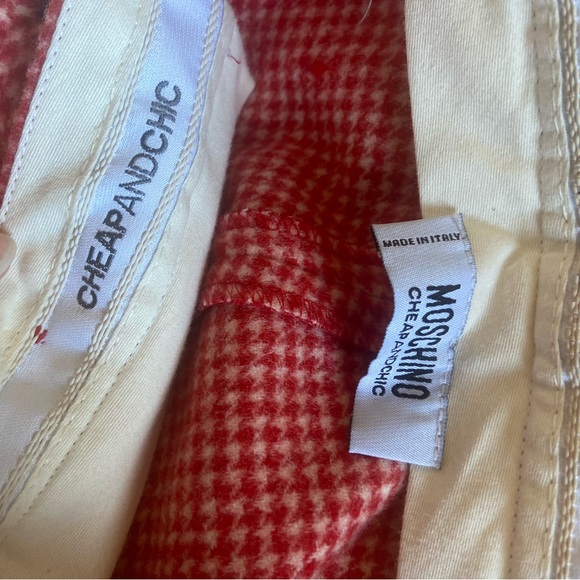 Moschino Cheap and Chic wool blend gingham pants - Picture 2 of 6